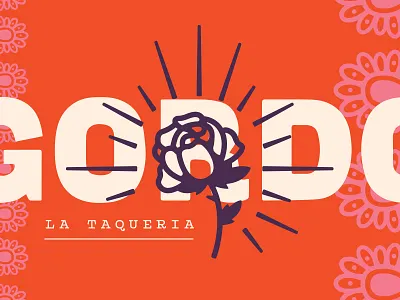 Matador II branding color flowers focus lab illustration matador orange pattern pink purple roses typography