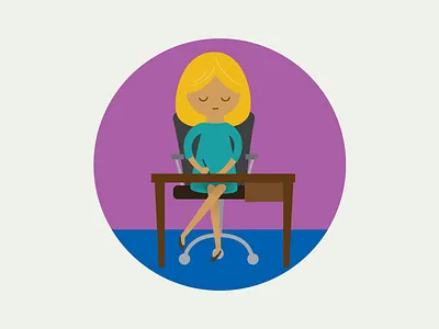 Chasing Success boss business executive illustration success