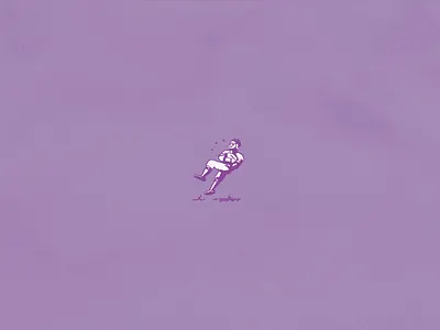 Football Illustration classic design football illustration purple vintage