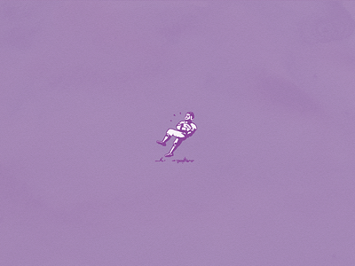 Football Illustration classic design football illustration purple vintage