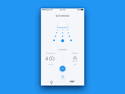 Smart Home. Concept mobile smarthome ui