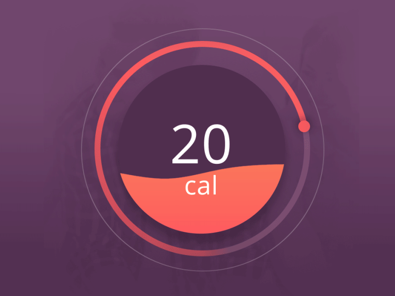 Fitness App Motion Concept