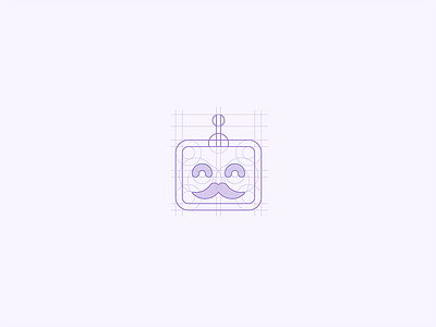 Bot Jenkins concept design grid icon logo