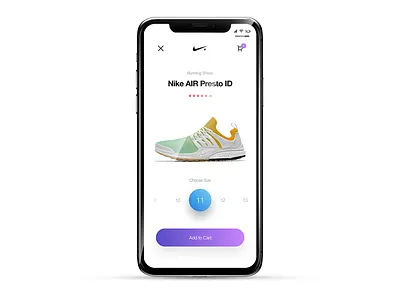 Nike Concept hci interactiondesign ui ux