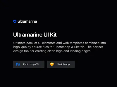 Description app components elements landing page module start up template ui kit ultimate pack web design
