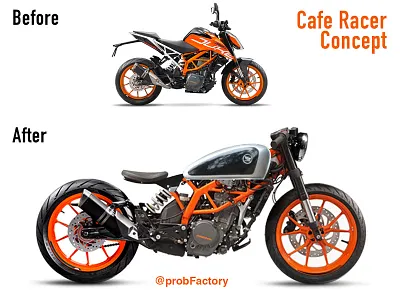 KTM Caferacer Concept bikelife biker bikerscustom bobber brat caferacer caferacerculture caferacerporn caferacerxxx motorcycle racer