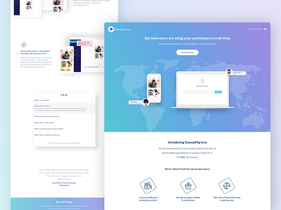 Introducing CanvasFlip Live canvasflip live livestream minimal prototyping testing usability user web website