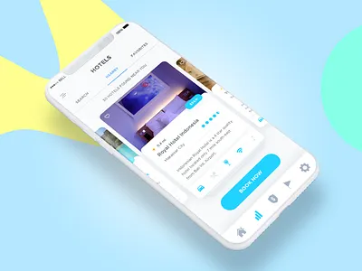 Hotel Booking App accommodation app booking app classified hotel app hotel booking mobile app ticket system ux design uxart.io