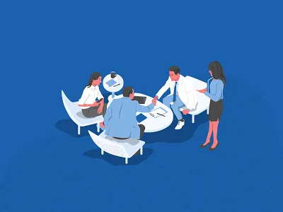 Illustration - Deal career employee illustration office recruiter workplace