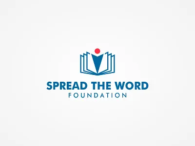 Spread The Word Foundation bible book branding foundation logo spread