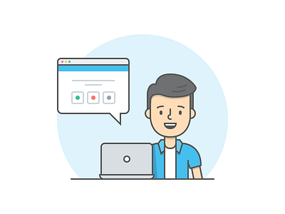 Symptomate – Onboarding avatar illustration infermedica onboarding symptomate