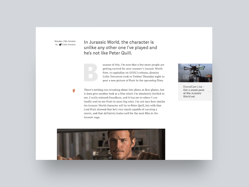 Legendary (Pitch) – Article Detail article chris pratt jurassic world legendary related content side bar website