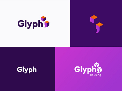 Glyph branding glyph homes housing icon millennials modern modular naming property sans serif