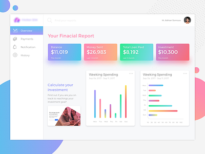 Friction Dashboard app clean design landing minimal presentation web design website