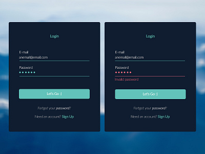 Form 001 constrast dailyui form login register sign in sign up signup ui challenge