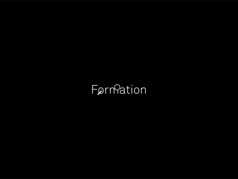 Formation Logo Animation animation art direction branding design design direction graphic design identity logo