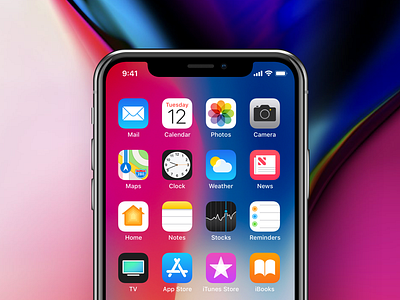 iPhone X in vector ios 11 iphone iphone x iphone x mockup iphone x sketch iphone x vector mockup sketch