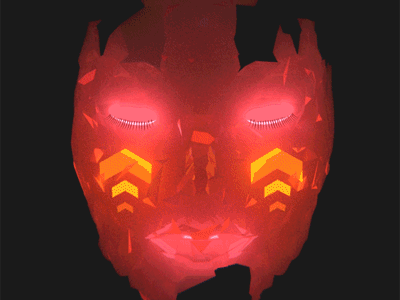blush 3d android animation arrows blender cyberpunk cycles eyelashes mask motion woman