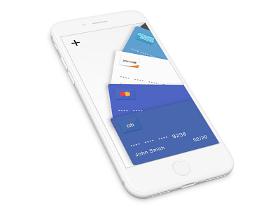 Saved Credit Cards animation checkout clean credit card dailyui dailyui002 ecommerce flat interaction modern payment scroll