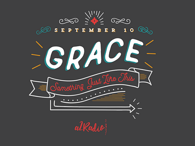 GRACE cd coverart lettering type