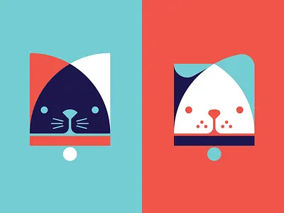 Aurora Veterinary Hospital Icons branding cat dog icons logo vet veterinary