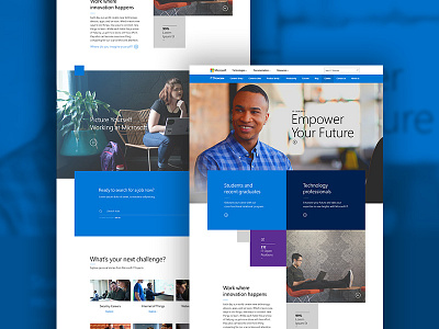 Microsoft IT Careers careers landing page microsoft ms