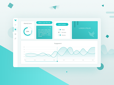 Monochrome Dashboard business dashboard flat graph interface minimal modern monochrome piechart prototype ui webapp