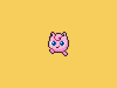 Puff puff jigglypuff pixel art pokemon