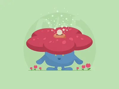 045 Vileplume 100days illustration pokemon sketch vector