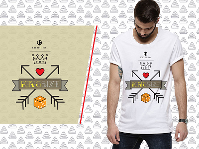 KingSize clothing design dribbble fashion king tshirt