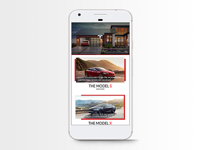 Responsive Version design innovation material mobile redesign responsive tesla ui ux