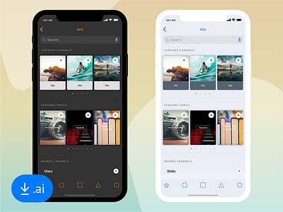 Freebies iPhone X / XS Illustrator template freebies ios iphonex iphonexs template