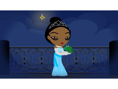 Princess And The Frog gif motion design princess