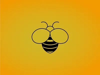 Bee - Day #12 - Logo Challenge bee daily logo challenge golden ratio icon illustrator logo modern vector