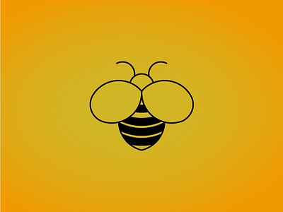 Bee - Day #12 - Logo Challenge bee daily logo challenge golden ratio icon illustrator logo modern vector