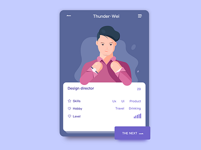Team members_08 card director man people shirt ui watch