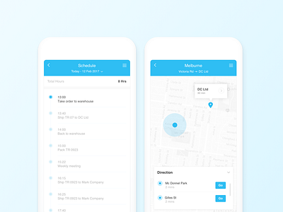 Driver Shipping Mobile Apps mobileapps shipping ui ux