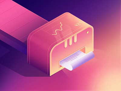 isometric illustration - Draft in progress 2d abstract illustration isometric