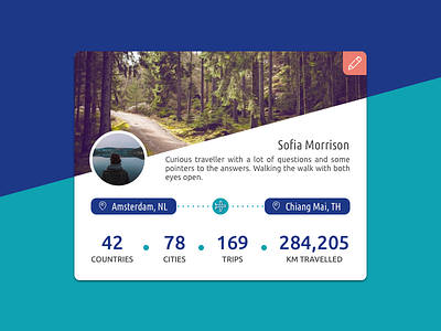 Daily UI 006/100 - User Profile dailyui profile user profile