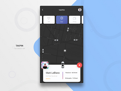 Taxi Service App debuts ride taxi ui ux