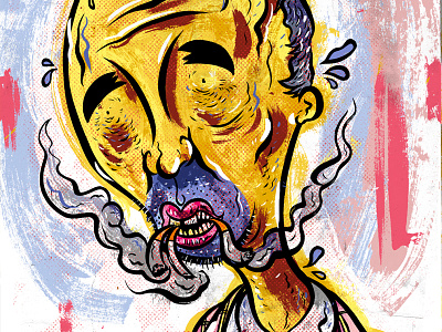 Kings of comedy #21 Doug Stanhope cartoon editorial. caricature illustration portrait