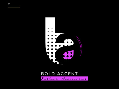 Bold Accent Logo Branding branding design fashion graphics icon illustrations lettering logo type typography vector