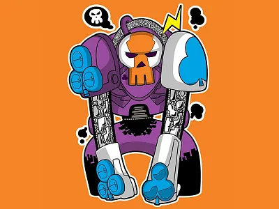 GrillBot robot vector