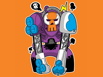 GrillBot robot vector