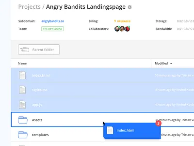 Move files to folder dashboard files folder move files to folder