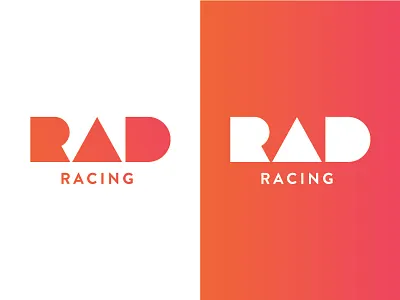 RAD Racing Logo 1 geometric gradient logo race racing rad