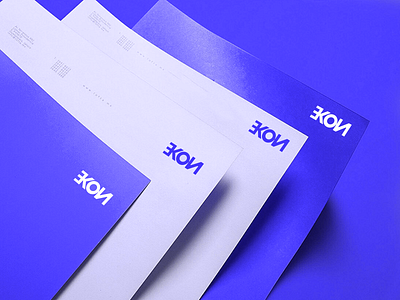 EKON Corporate Stationery branding corporate envelope identity letterhead logo stationary stationery