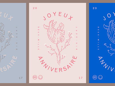 65 birthday card floral flower tulip type