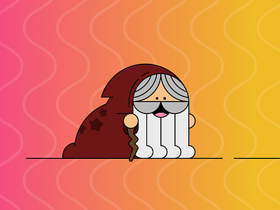 The Wiz character magic shapes trippy warlock wizard
