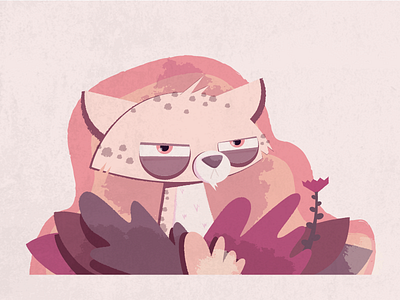 Soon character character design cheetah illustration illustrator scatter brush texture